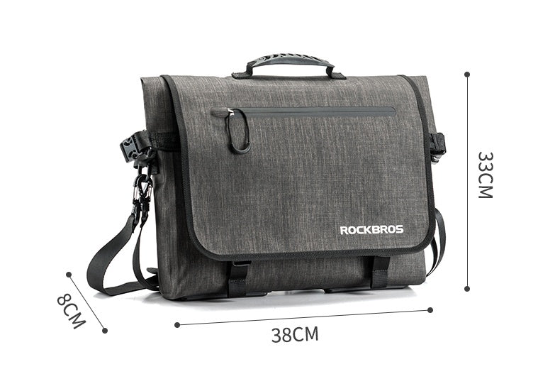Waterproof messenger shoulder bag men