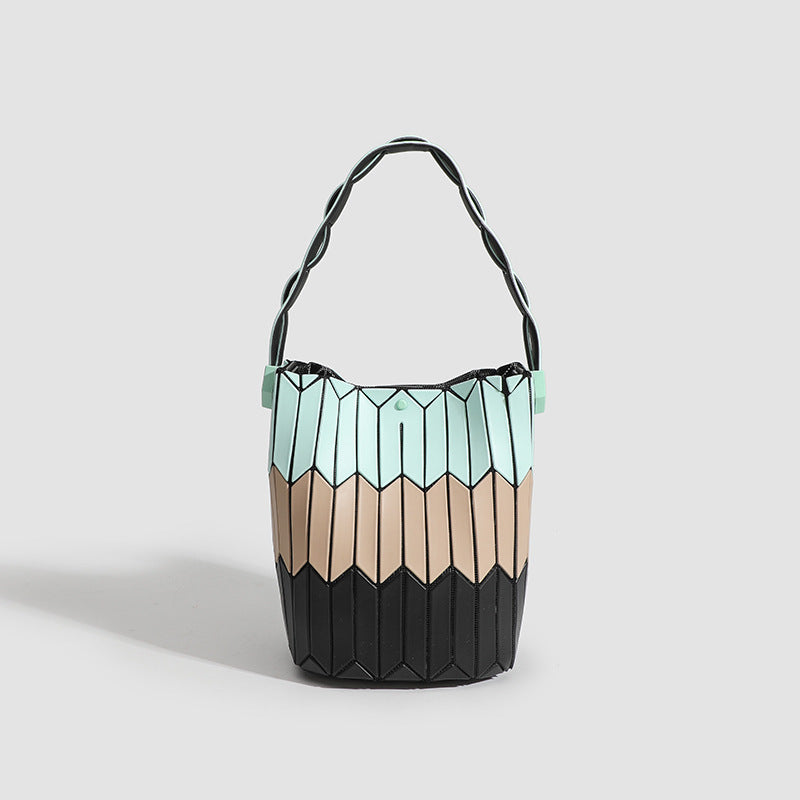 Rhombus Color Shoulder Bag