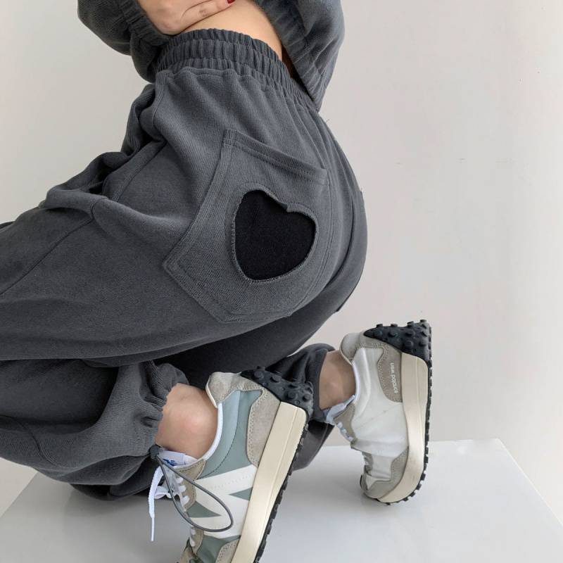 Women Pants Spring Gray Sweatpants Women Jogger
