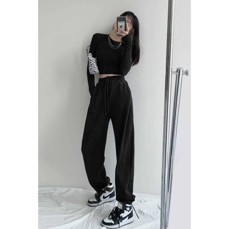 Women Pants Spring Gray Sweatpants Women Jogger