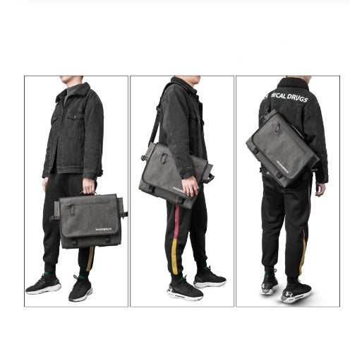 Waterproof messenger shoulder bag men