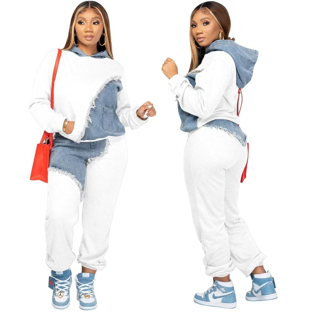 Women's Fashion Ankle-tied Long Sports Sweater Suit