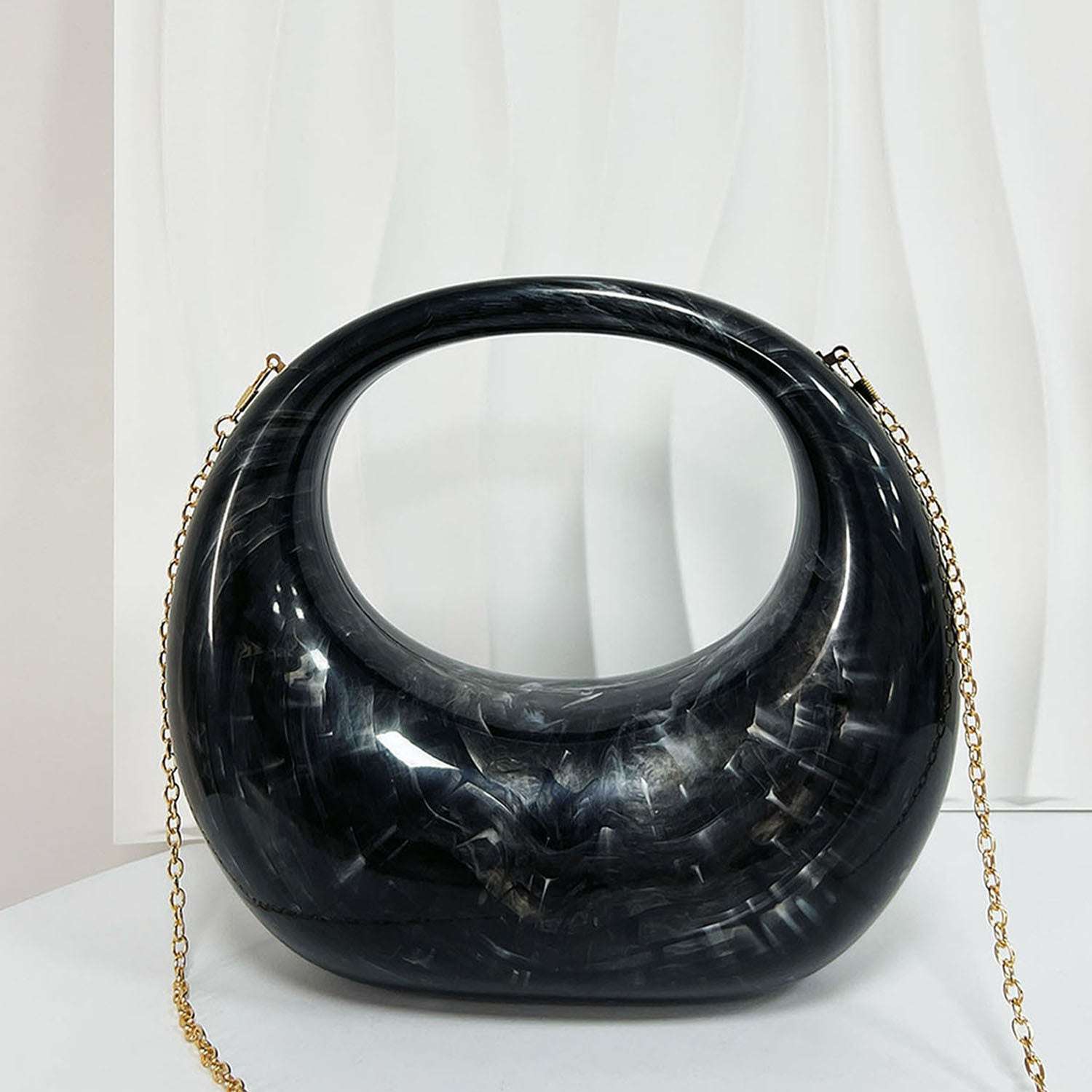 Handbag Stone patterned Banquet Bag Simple and Large Capacity