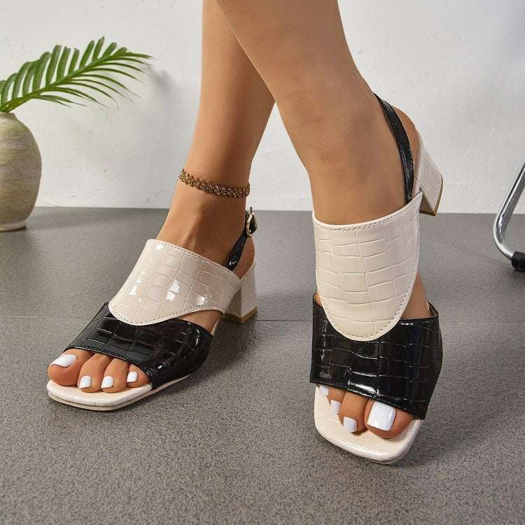 Women's Mid-heel Chunky Heel Sandals