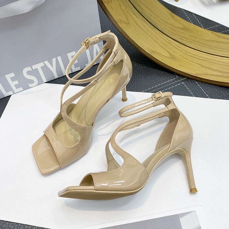 Nude High Heels Summer New French Sexy Not Tired Feet