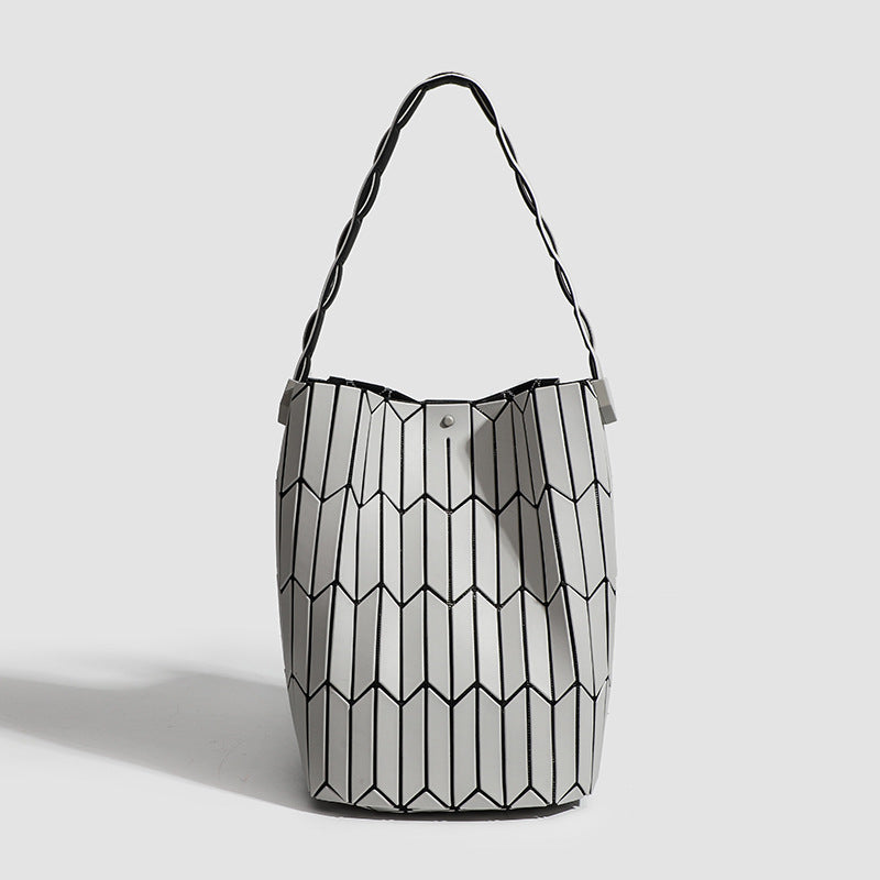 Rhombus Color Shoulder Bag