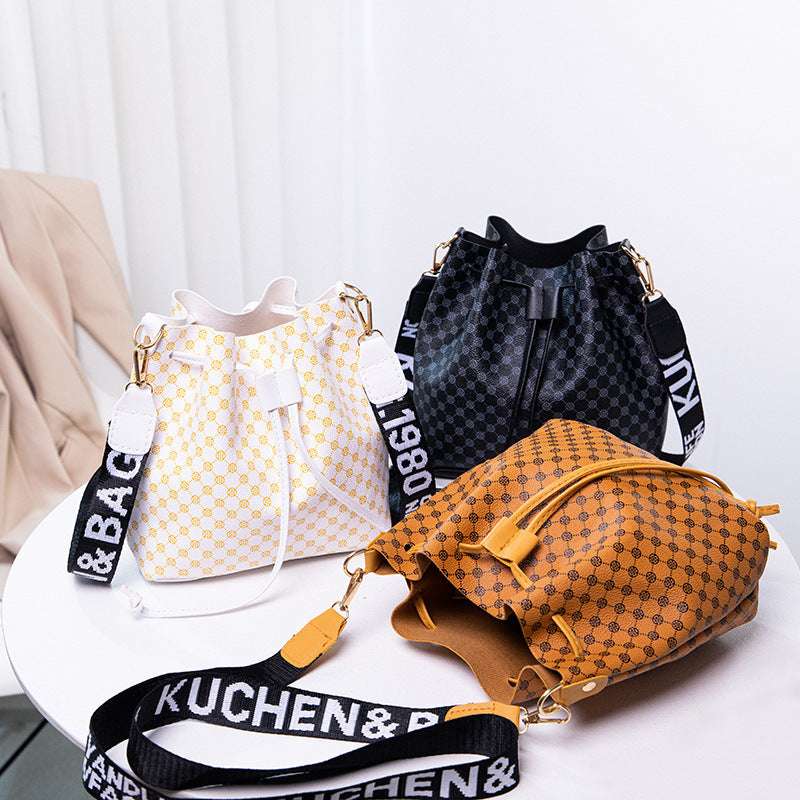 Printed Bucket Bag