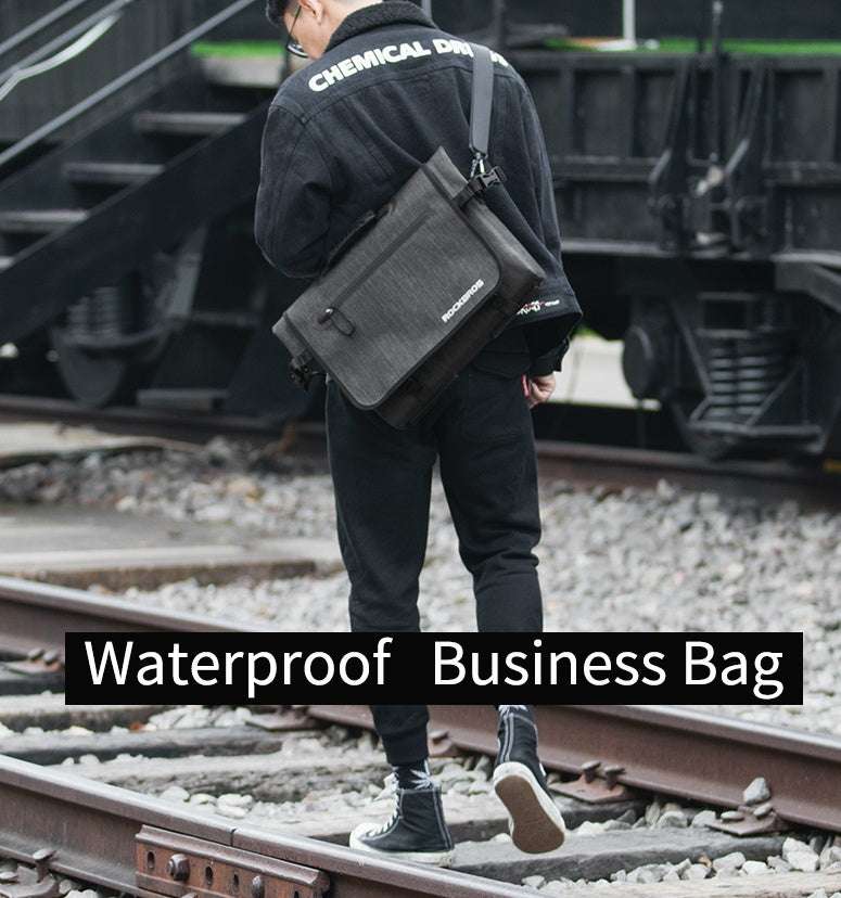 Waterproof messenger shoulder bag men