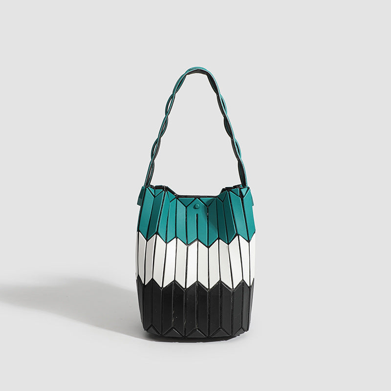 Rhombus Color Shoulder Bag