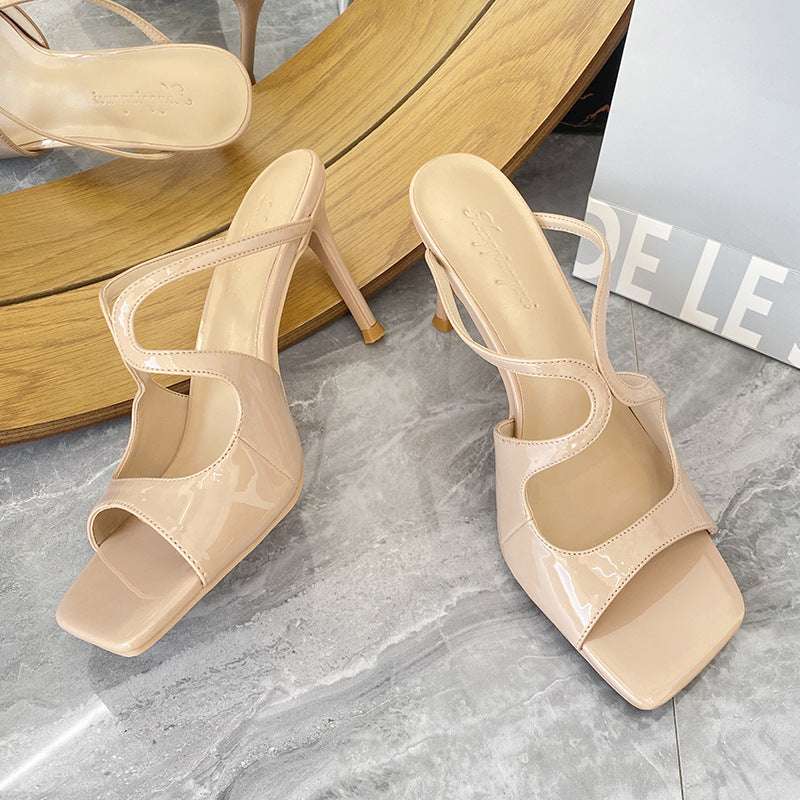 Nude High Heels Summer New French Sexy Not Tired Feet