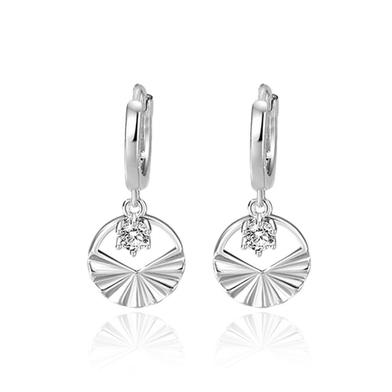 Silver Necklace Earrings Set