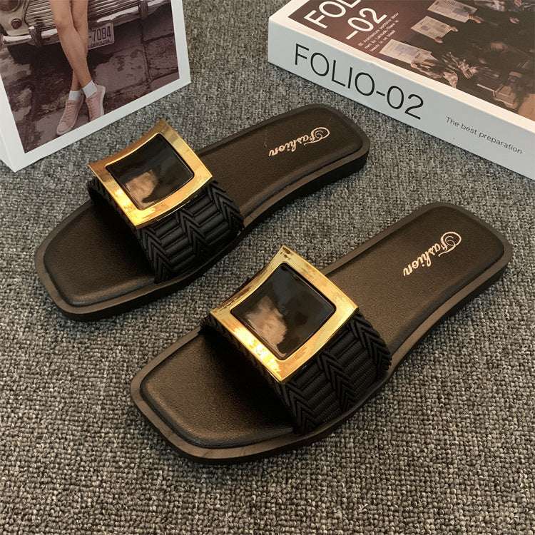 Women's Summer Flat Slippers All-match Casual