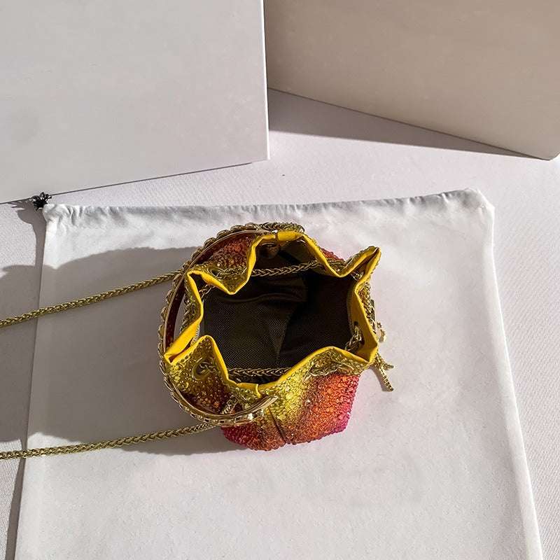 Crossbody bucket bag