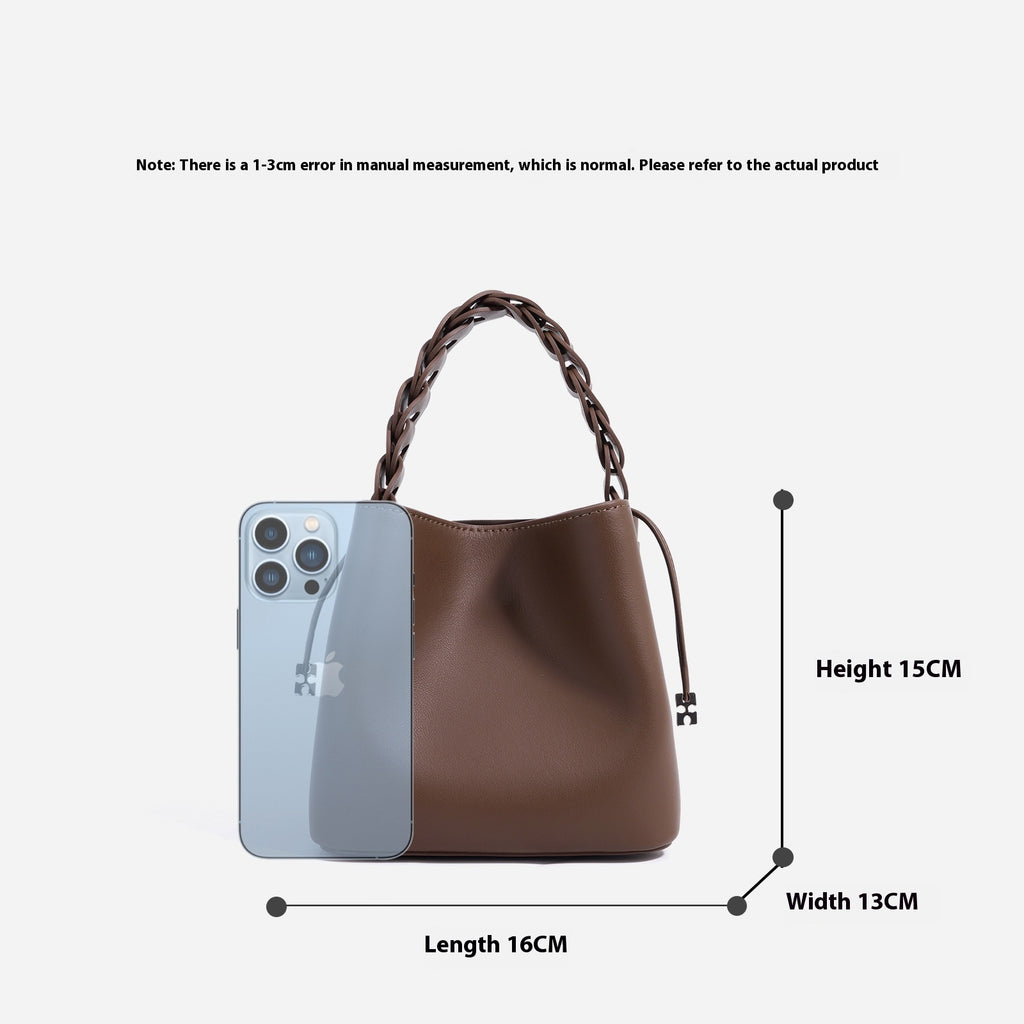 Hand-woven Bucket Bag