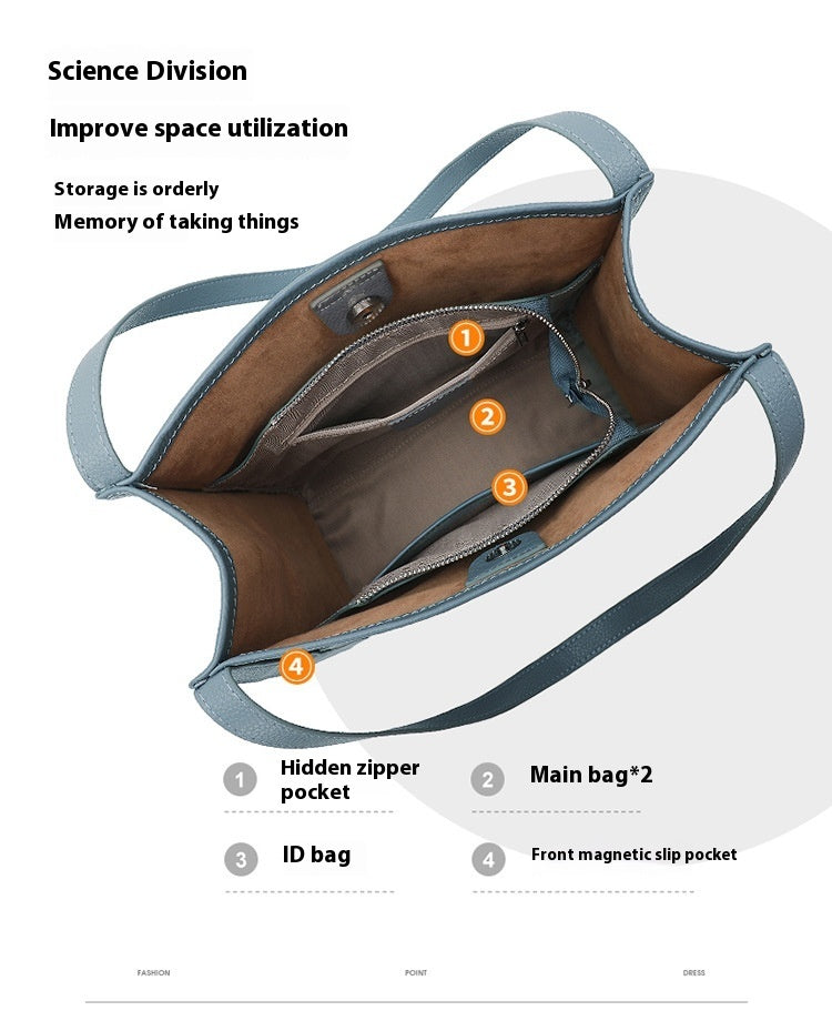 Commuter Cattle Leather Bag