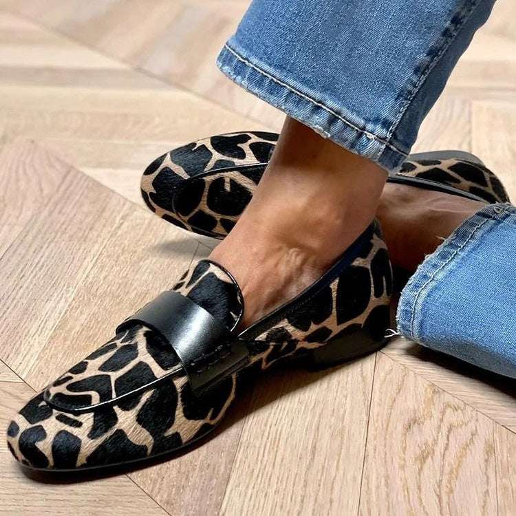 Spring Fashion Flat Plus Size Casual Round Toe Loafers