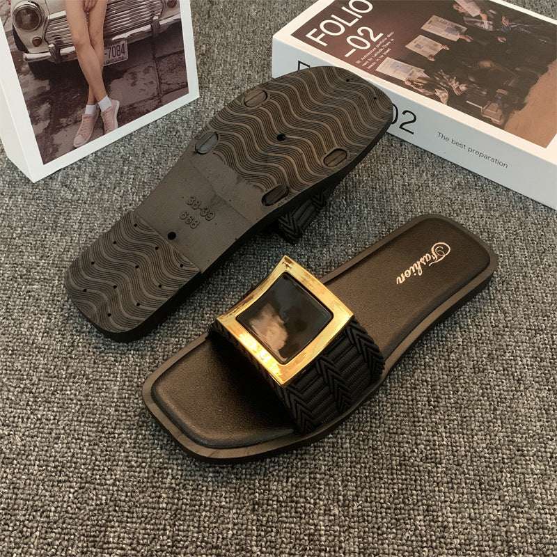 Women's Summer Flat Slippers All-match Casual