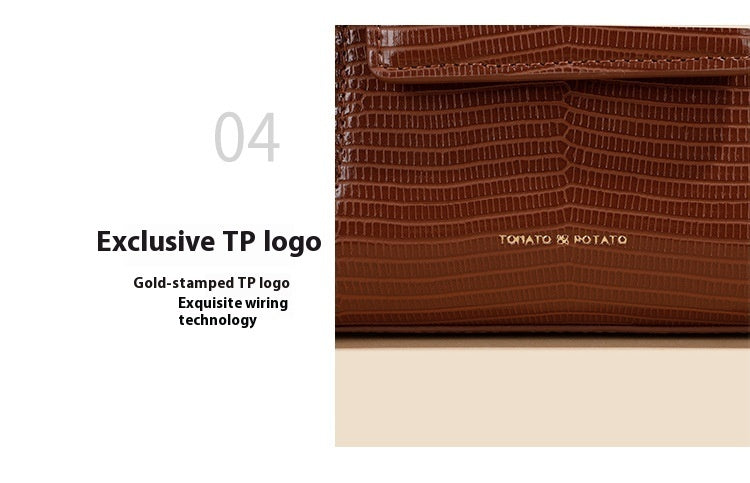 Lizard Pattern Shoulder Portable Bag