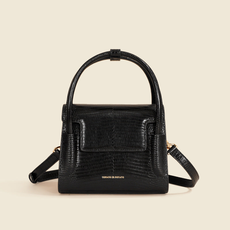 Lizard Pattern Shoulder Portable Bag