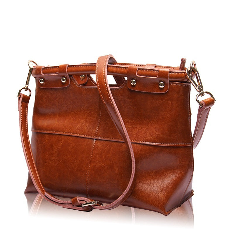 Leather Messenger Bag