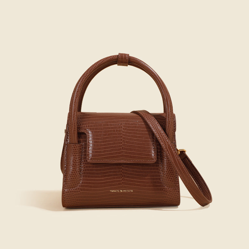 Lizard Pattern Shoulder Portable Bag