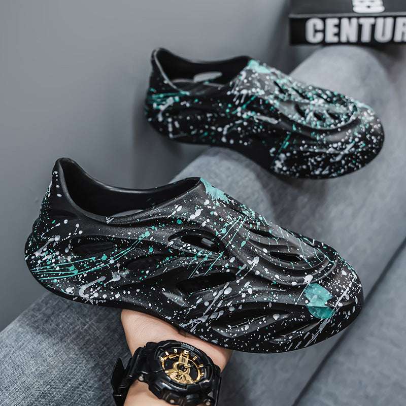 Sandals men's versatile men's outdoor leisure beach wading sports hole shoes