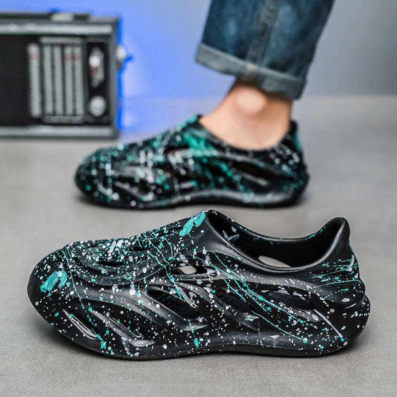 Sandals men's versatile men's outdoor leisure beach wading sports hole shoes