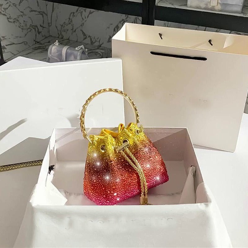 Crossbody bucket bag