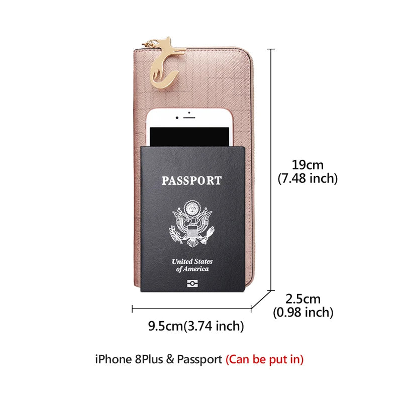 FOXER Women Split Leather Wallet