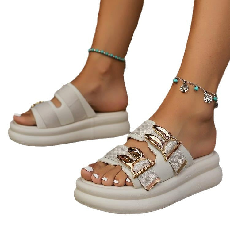 Women's Shoes Thick Bottom Slippers Soft Bottom