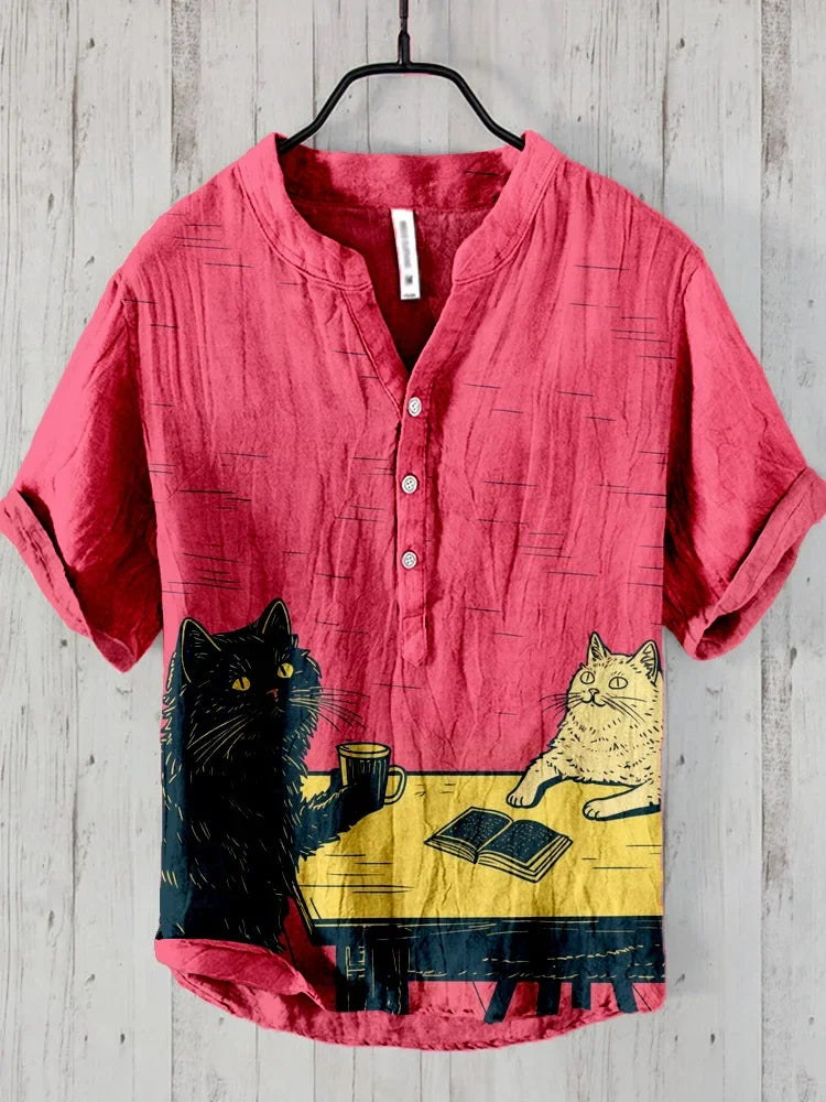 Spring and summer men's and women's shirts