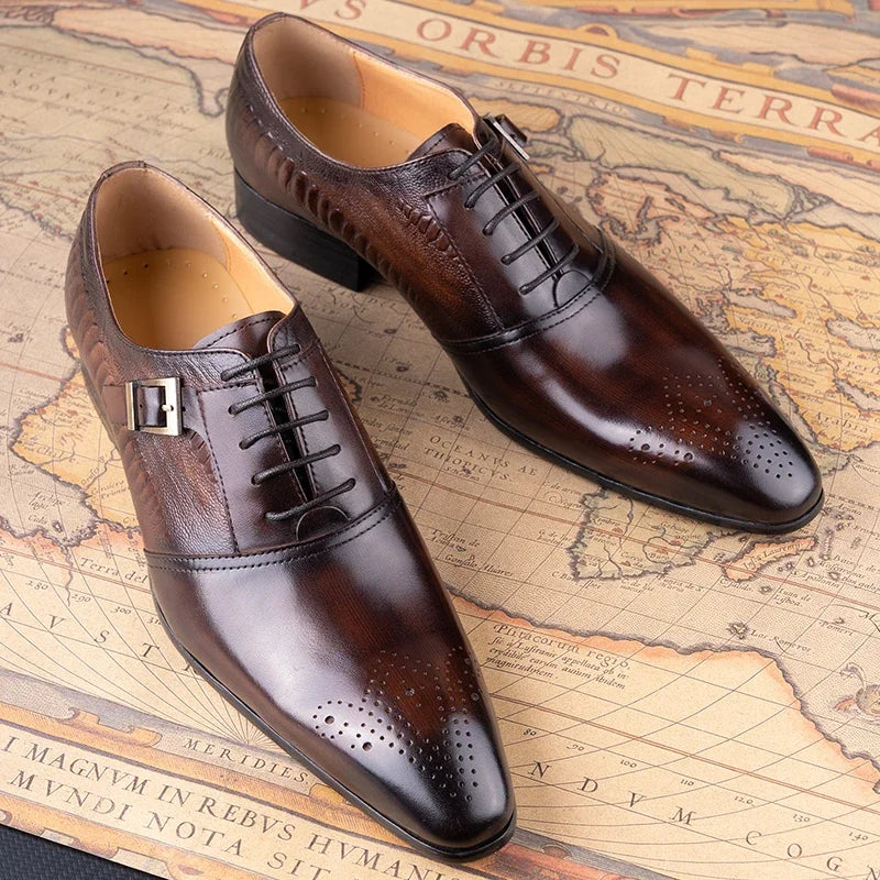 Male Genuine Leather Social Shoe