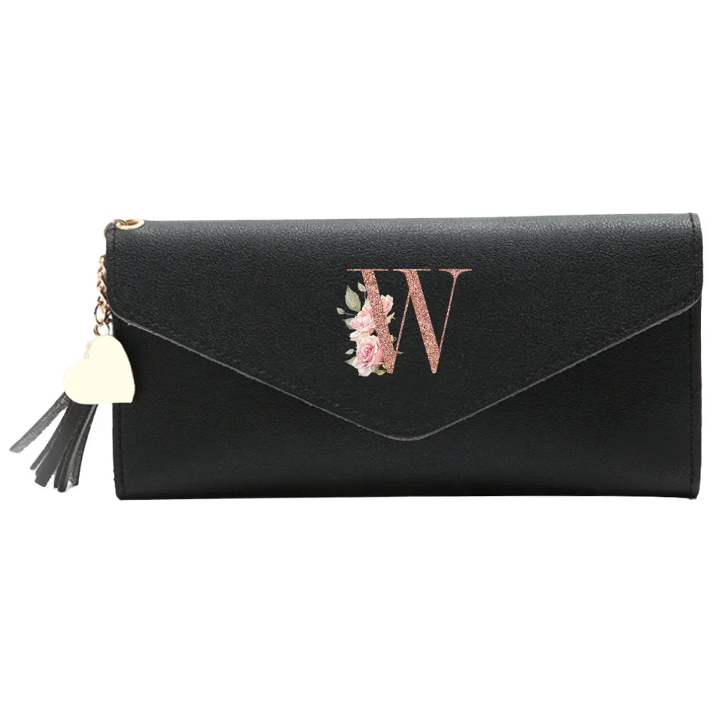 Wallet Black Small Leather Coin Purse Blocking Wallet