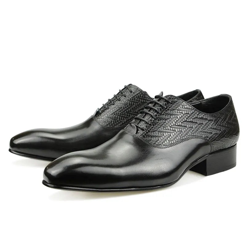 High Grade Black Leather Shoe