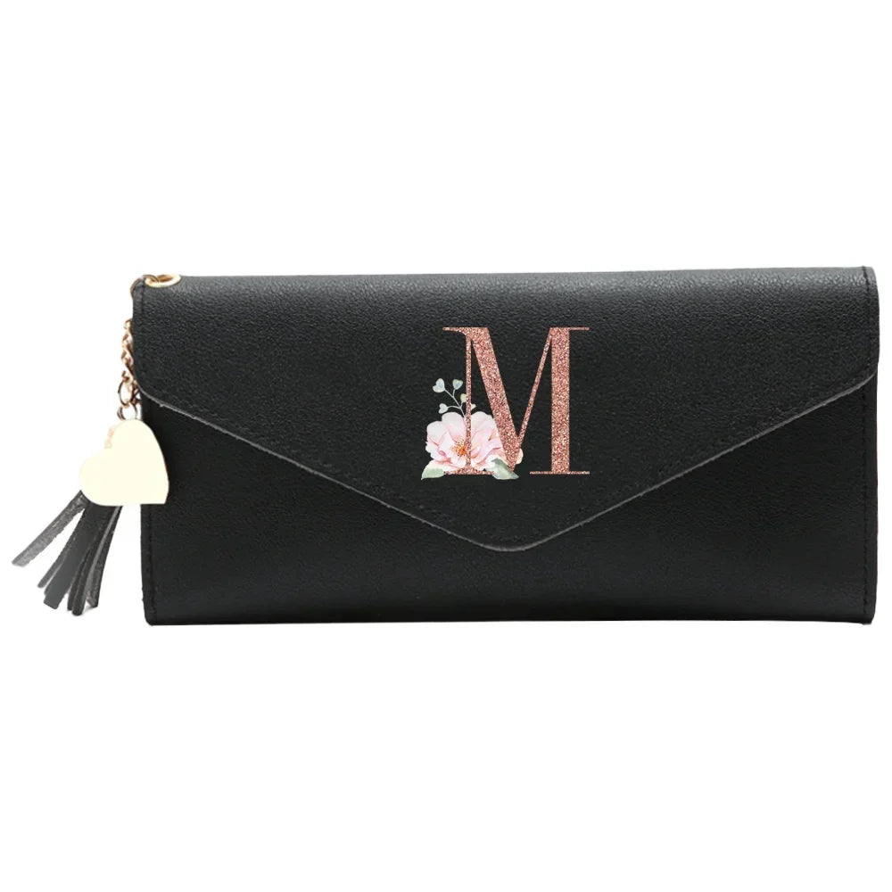 Wallet Black Small Leather Coin Purse Blocking Wallet