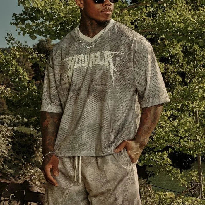 2025 YOUNGAL New Men's Fitness T-shirts clothing sports Tshirt