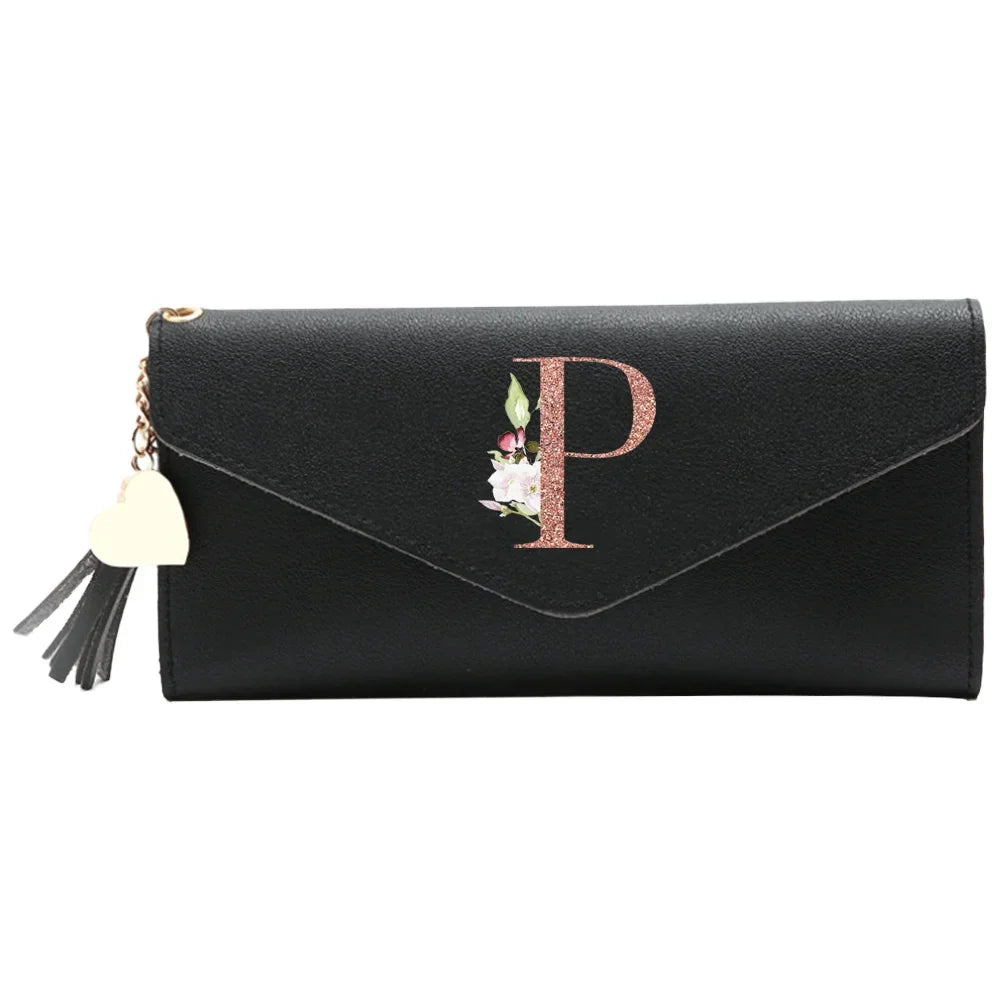 Wallet Black Small Leather Coin Purse Blocking Wallet