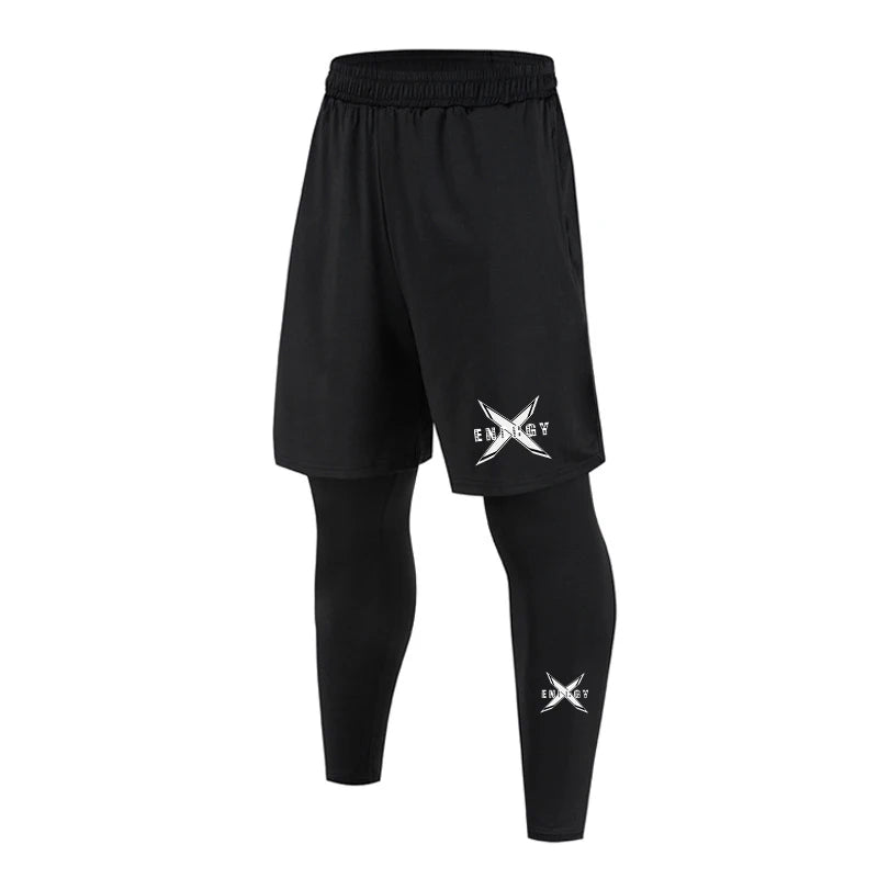 Men Training Athletic Pants Quick Dry Running Leggings