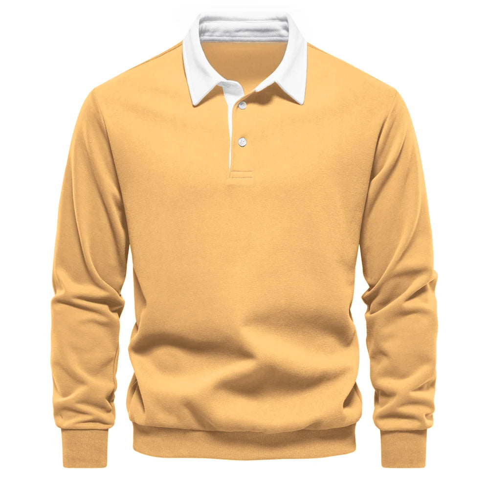 Fashion Design Polo Neck Sweatshirts for Men
