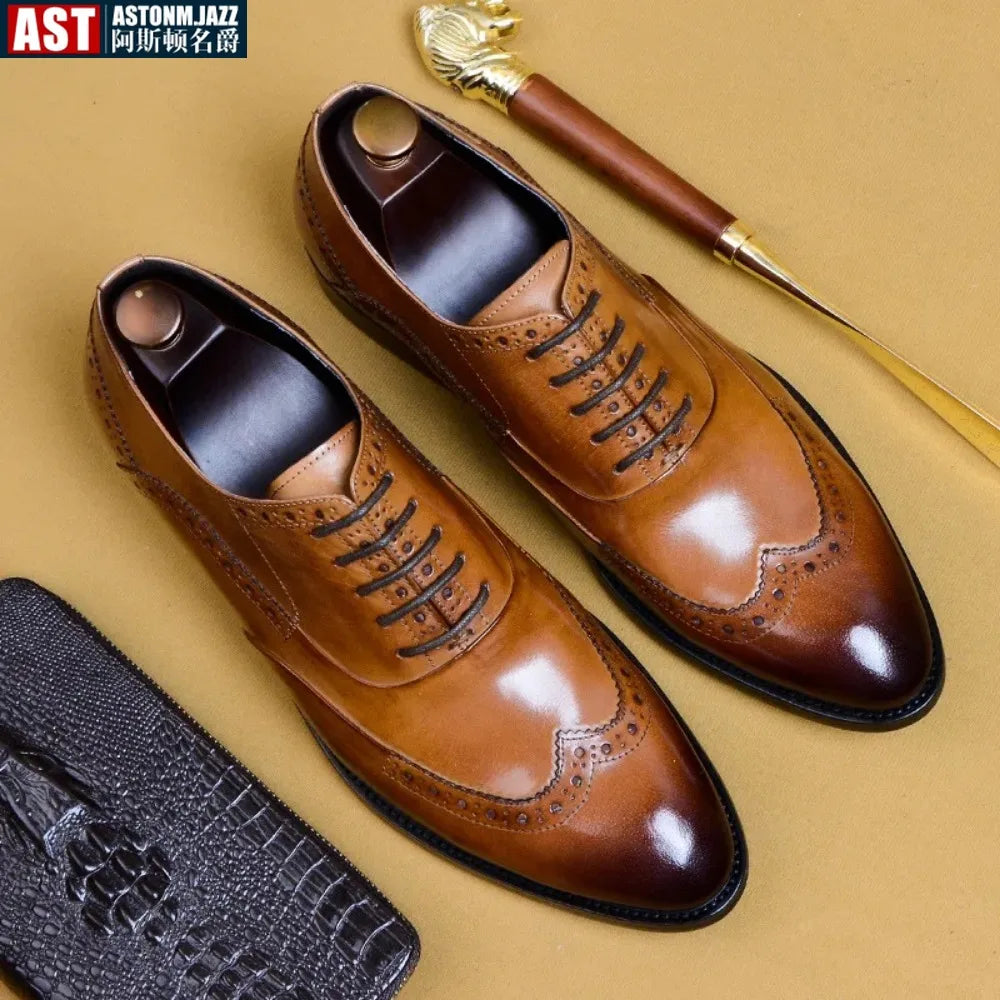 Classic Brogues Leather Shoes