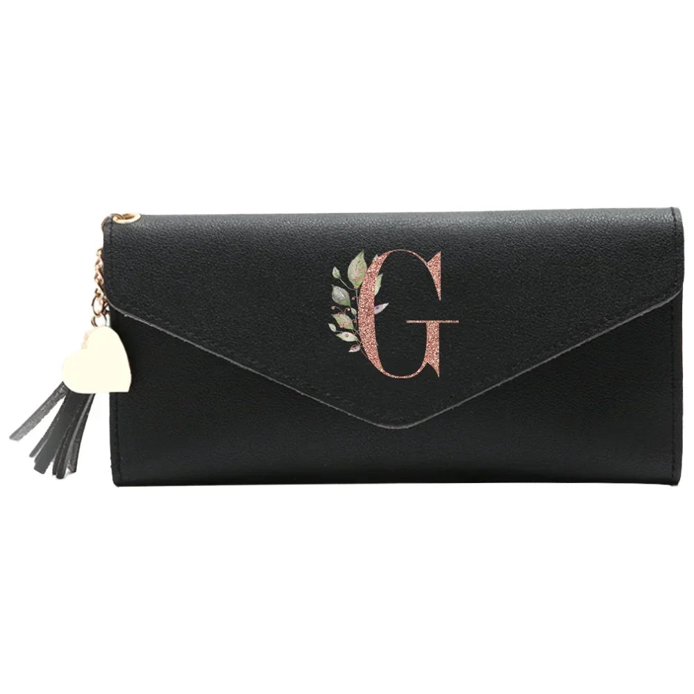 Wallet Black Small Leather Coin Purse Blocking Wallet