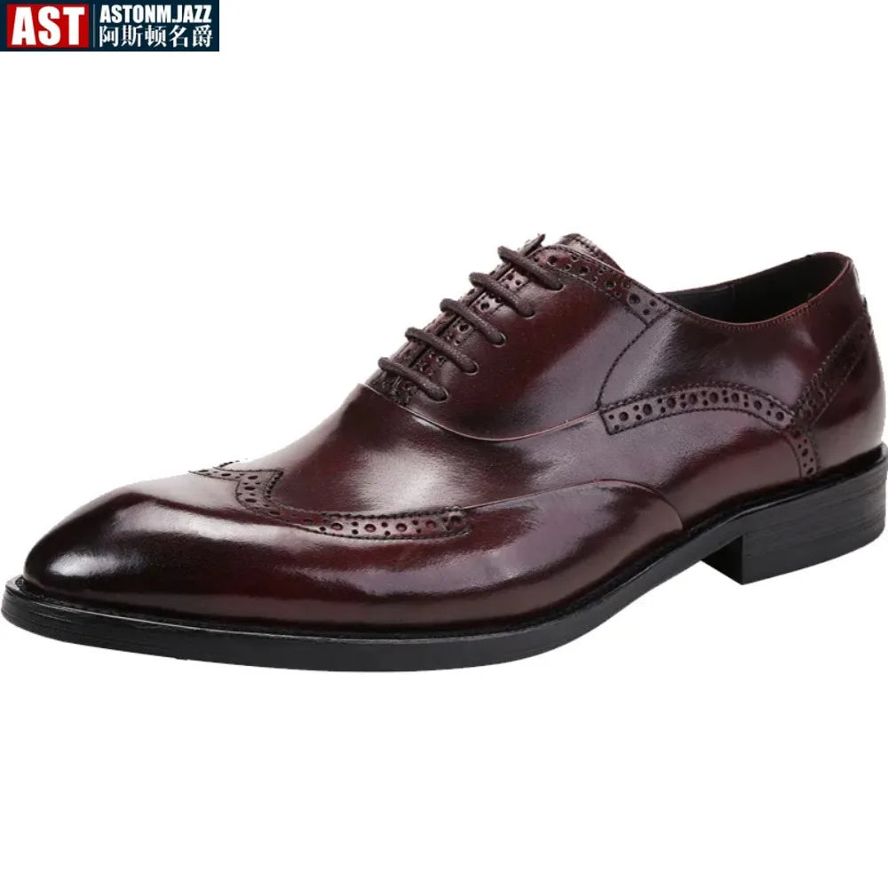 Classic Brogues Leather Shoes