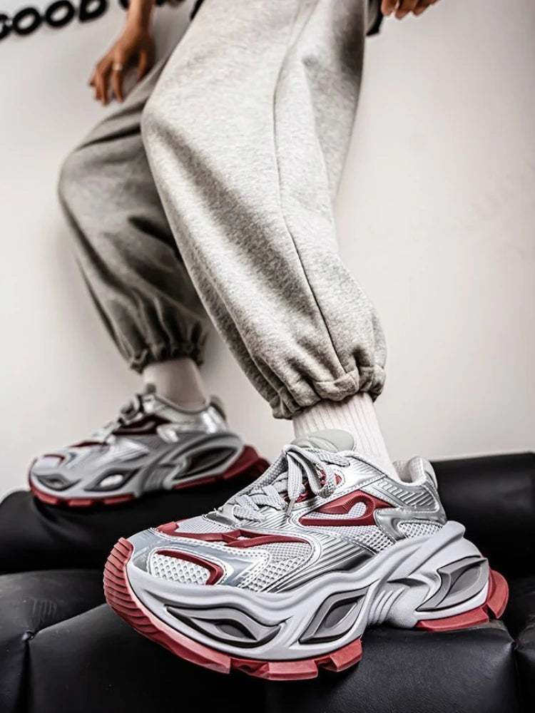 Low-Top Thick Platform Man Casual Sneaker