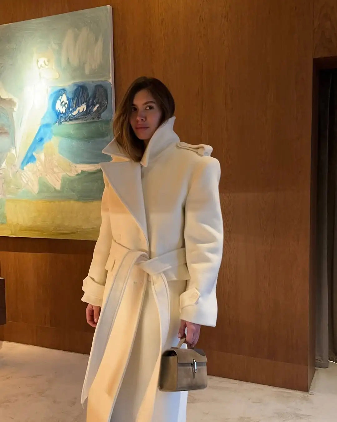 Women's Belt Long Trench Overcoats