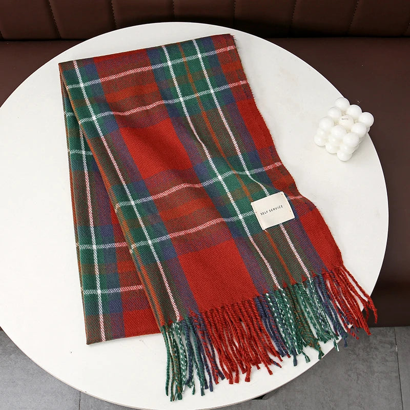 Winter Plaid Scarf