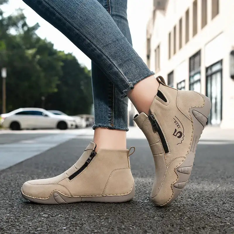 New Spring Women Ankle Boots Outdoor Casual Walking Boots