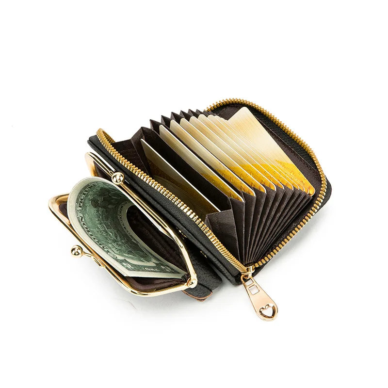 Women's PU Leather Short Wallet