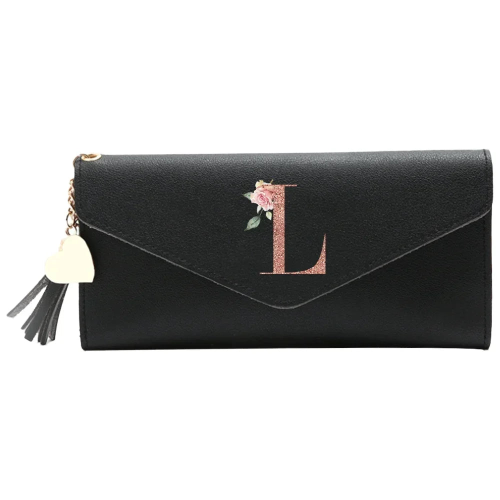 Wallet Black Small Leather Coin Purse Blocking Wallet