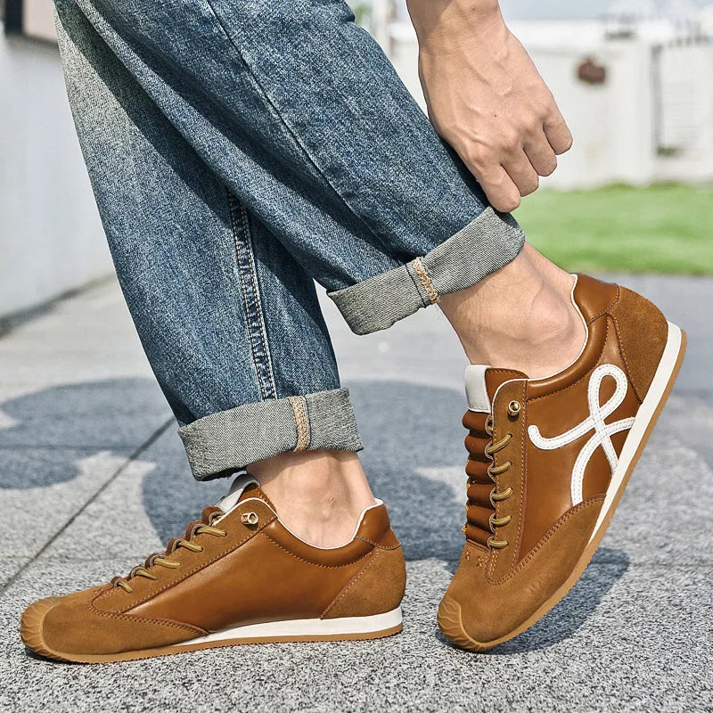 Man Driving Shoes Retro Design Flats Sneakers