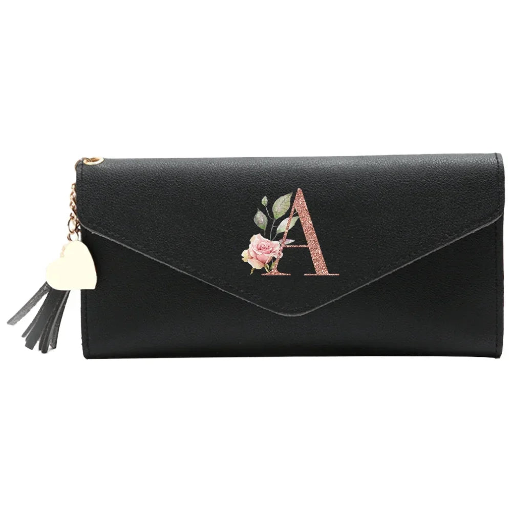 Wallet Black Small Leather Coin Purse Blocking Wallet